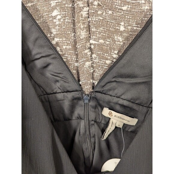 BCBGeneration Black Studded Chiffon Cocktail Dress - Picture 7 of 10